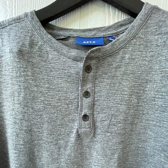 APT.9 Men's T-shirt Size L Gray - Picture 2 of 4